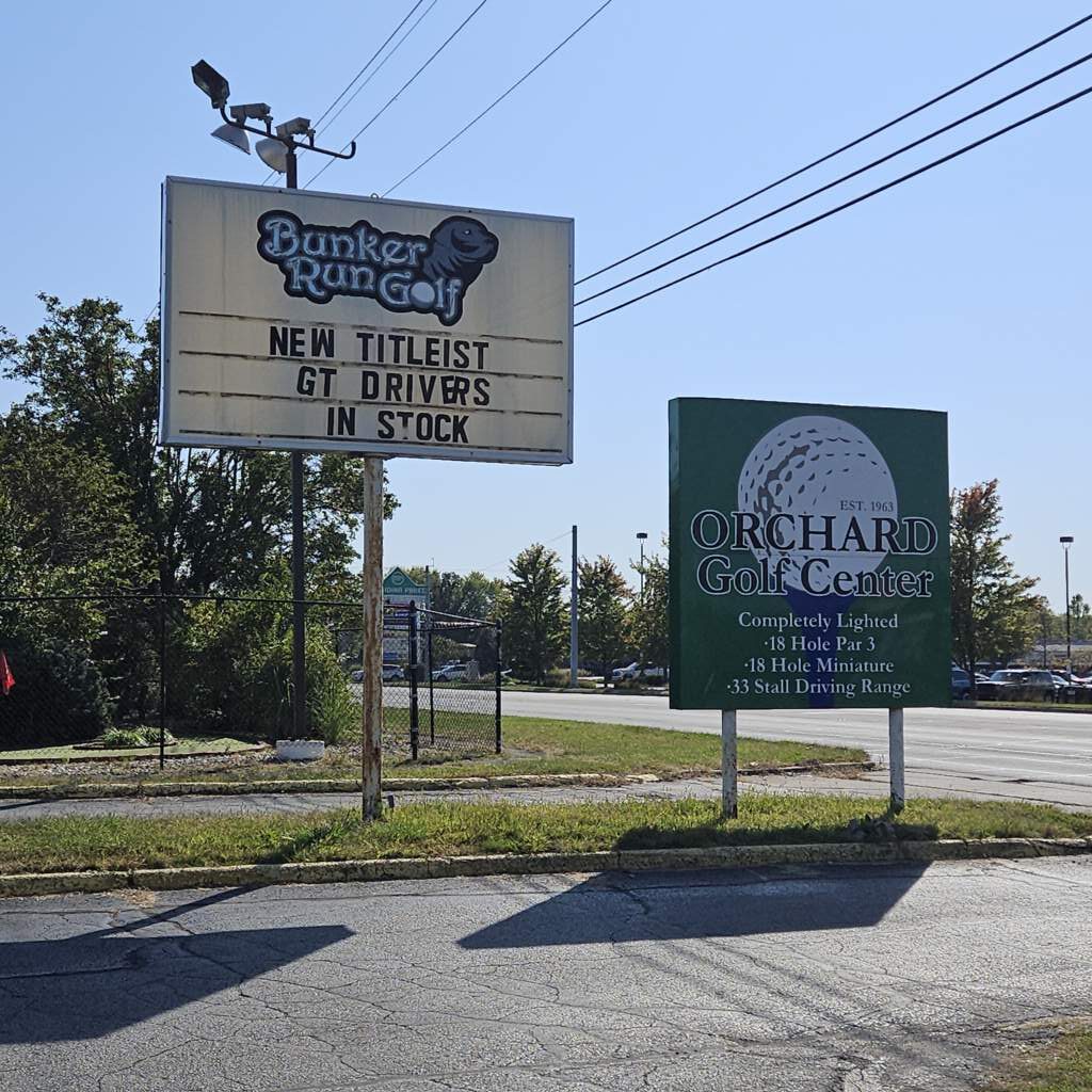 Orchard Par 3 Golf Course Sign Indianapolis, IN